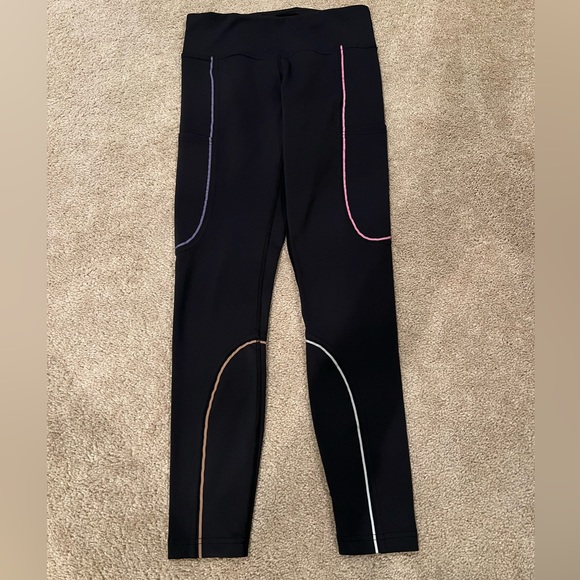 Outdoor Voices FrostKnit 7/8 Legging - Black Rainbow Reflective - Picture 10 of 10